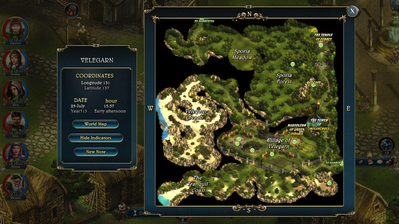 Lords of Xulima Map