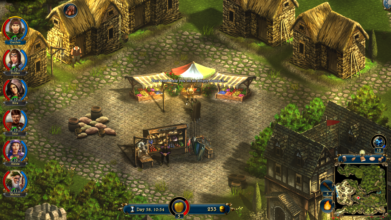 Food and Resting in RPGs