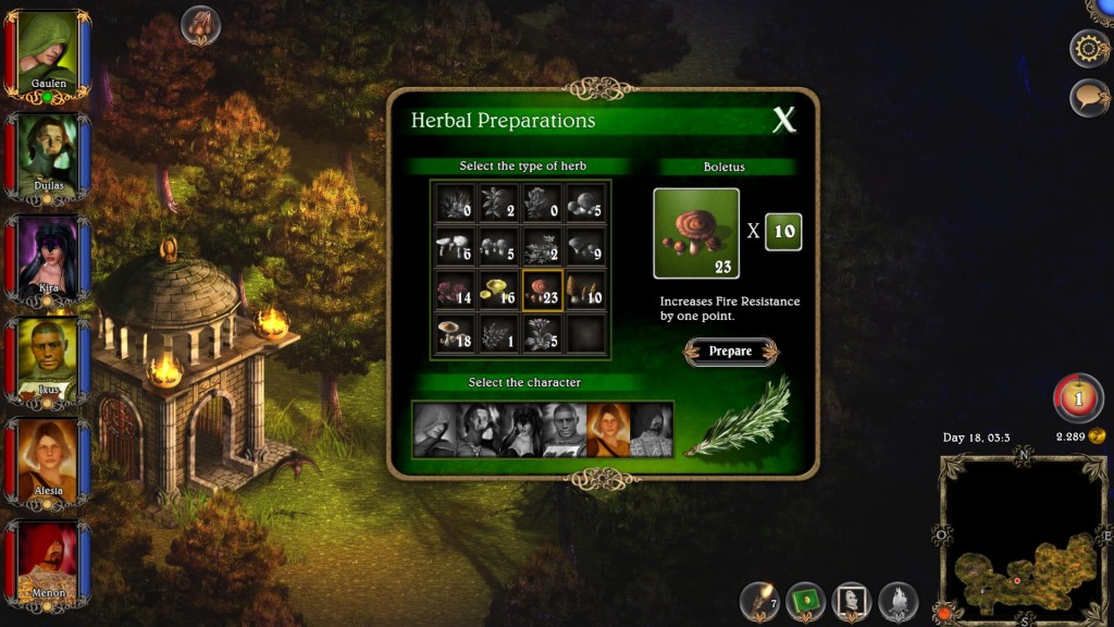 Lords Of Xulima - Herbal Preparations