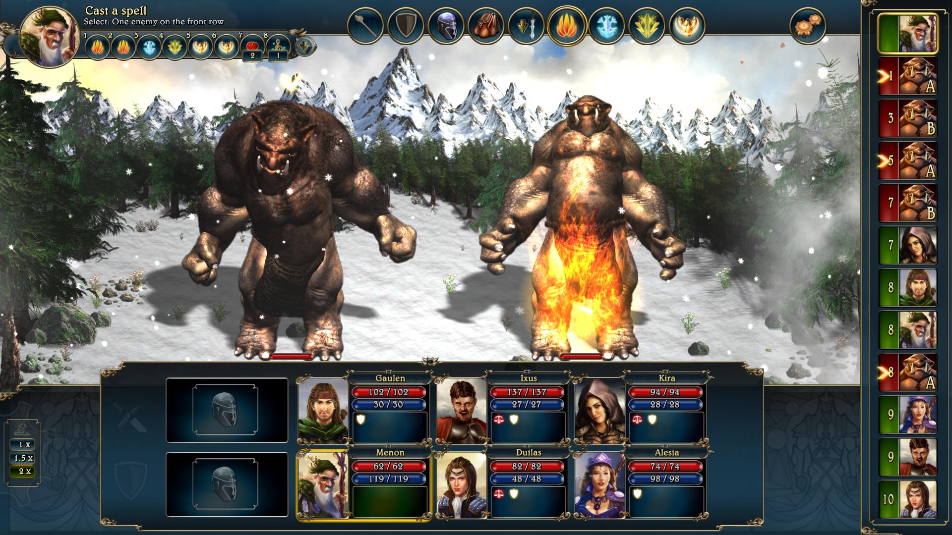 Strategic, fluid, turn-based combat